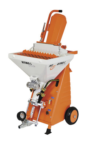 Mobile Betonpumpe - RITMO L plus - Knauf PFT GmbH & Co. KG - für Baustelle / elektrisch