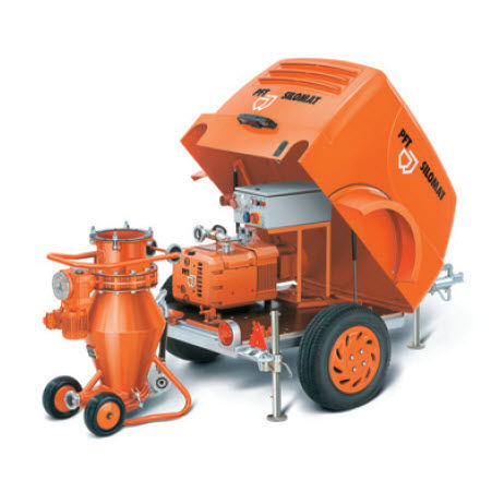 Mobile Pneumatische Förderanlage - SILOMAT C series - Knauf PFT GmbH & Co. KG - für Werktrockenmörtel