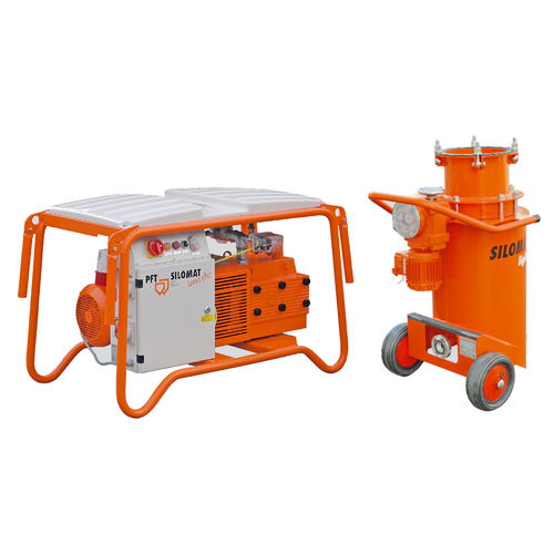 Mobile Pneumatische Förderanlage - SILOMAT trans plus series - Knauf PFT GmbH & Co. KG - für Werktrockenmörtel