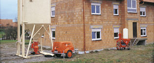 Pneumatische Förderanlage / für Werktrockenmörtel - SILOJET III - Knauf PFT GmbH & Co. KG