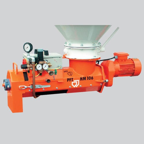Konusschneckenmischer - HM 106 - Knauf PFT GmbH & Co. KG - kontinuierlich / Flüssigkeits-Feststoff / horizontal