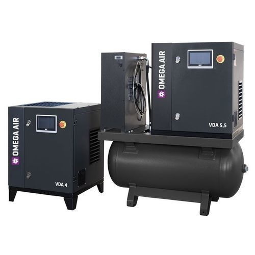 Luftkompressoraggregat - VDA 3-75 /DV - OMEGA AIR d.o.o. Ljubljana - Schrauben / automatisiert / stationär