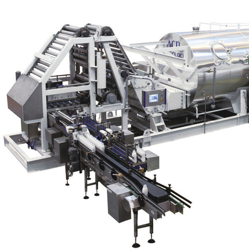 Prozess-Sterilisator - ACB series - HYDROLOCK - Dampf / drehbar / horizontal