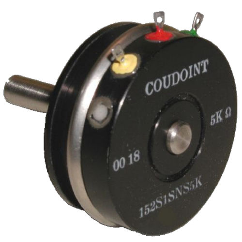 Drehbarer Potentiometer - PR-15 - COUDOINT S.A.S. - manuell / Präzision / drahtgewickelt