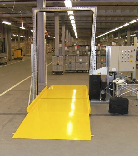 Halbautomatische Umreifungsmaschine - HUS-600 - Humboldt Verpackungstechnik GmbH - Paletten / seitlich