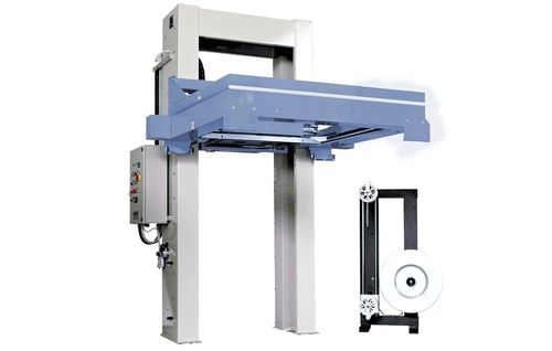 Automatische Umreifungsmaschine - 60 p/h | HUH-600 - Humboldt Verpackungstechnik GmbH - Paletten / horizontal