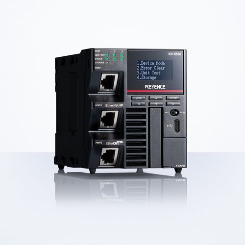 Eingebaute Speicherprogrammierbare Steuerung - KV-X series - Keyence - 16 E / auf Ethernet-Netz / Einbau