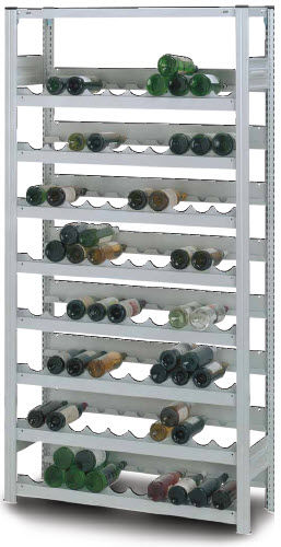 Warenlager-Regal - max. 300 kg | ORION PLUS - Hofe Regalsysteme - einseitig / Leichtlast / für Flaschen