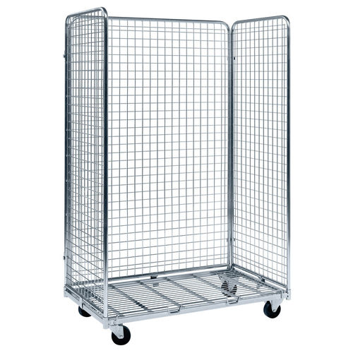 Mehrzweck-Rollcontainer -  MR110718-3S50 - Arcawa GmbH - Fachböden / 3 Seitenwände / Gitter