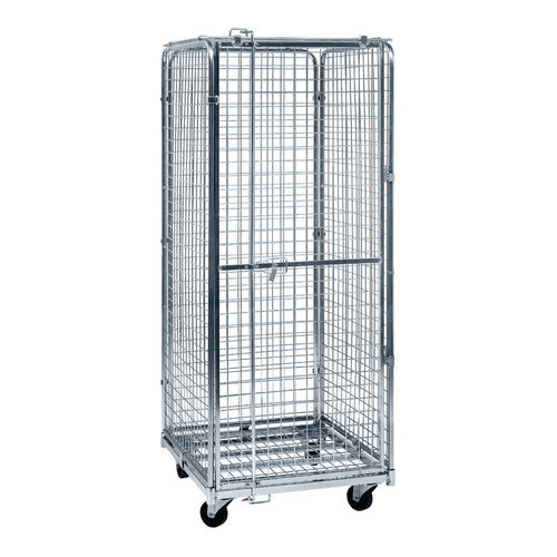Mehrzweck-Rollcontainer - SRC070818 - Arcawa GmbH - Fachböden / 4-Flügel / Drahtgewebe
