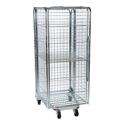 Mehrzweck-Rollcontainer - SRCN0708-N2 - Arcawa GmbH - Drahtgewebe / Fachböden / 4-Flügel