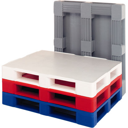 Hygienische Palette - AIP 1210 V1 - Arcawa GmbH - HDPE / für die Lebensmittelindustrie / Lager