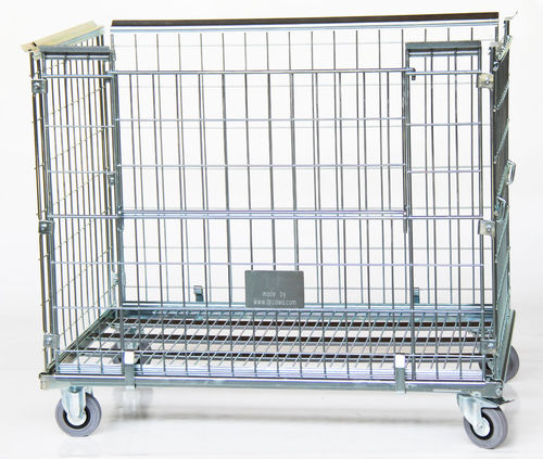 Drahtgewebe-Rollcontainer - RX120810-2K1208 - Arcawa GmbH - 4-Flügel