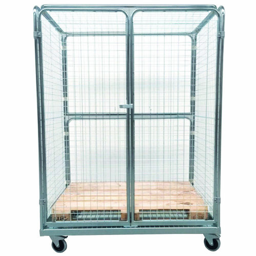 Großer Rollcontainer / 4-Flügel - SRCE130918 - Arcawa GmbH - Drahtgewebe / diebstahlsicher