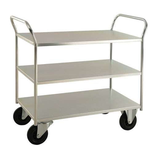Transportwagen - AKM 4127-EB - Arcawa GmbH - galvanisiertem Stahl / 3 Ebenen / Multifunktion