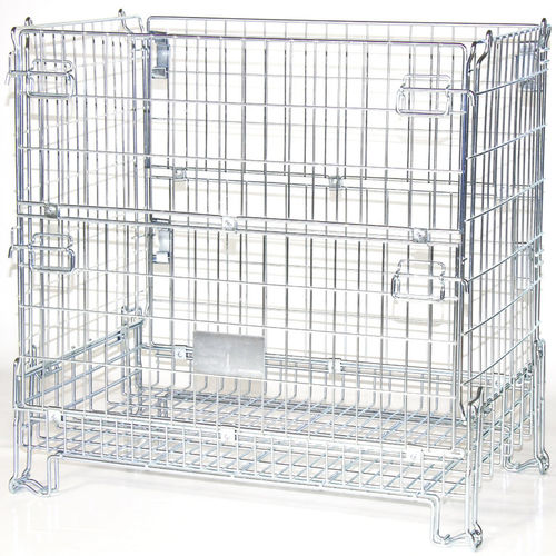 Maschendraht-Palettenbox - PCMK120812 - Arcawa GmbH - Lager / Transport / zusammenklappbar