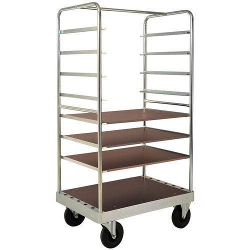 Transportwagen - AKM 138-2B - Arcawa GmbH - galvanisiertem Stahl / Fachböden / für schwere Lasten