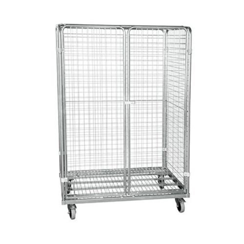 Mehrzweck-Rollcontainer - SRCE1208 - Arcawa GmbH - 4-Flügel / Drahtgewebe / verriegelbar