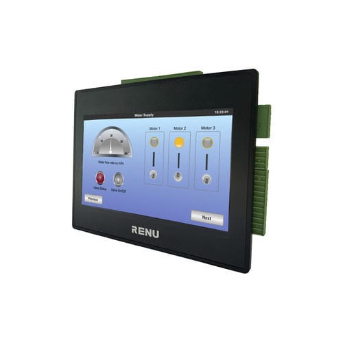 HMI mit E/A - FP2070TN-LE2016RP-A0402U - Renu Electronics GmbH - mit resisitivem Touchscreen / einbaufähig / 800 x 480