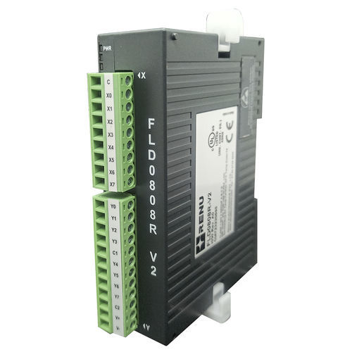 Digitales Erweiterungsmodul - FLD-0808R-V2 - Renu Electronics GmbH - 8 Digitaleingänge / mit 8 Relaisausgängen / für DIN-Schiene