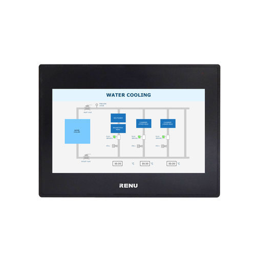 HMI mit resisitivem Touchscreen - FP2070TN-V2 - Renu Electronics GmbH - einbaufähig / 800 x 480 / RISC
