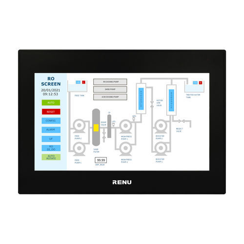 HMI mit resisitivem Touchscreen - FP4101TN-E - Renu Electronics GmbH - einbaufähig / 1024 x 600 / RISC