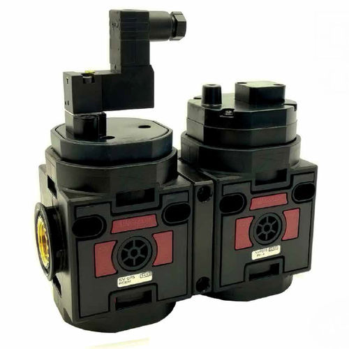 Elektroventil - 075 series - Aircomp by Stampotecnica - pneumatisch gesteuert / Absperr / für Luft