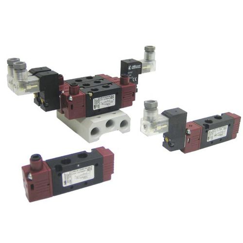 Pneumatik-Wegeventil / Schieber - 115 series - Aircomp by Stampotecnica - pneumatisch gesteuert / magnetbetrieben / 5/2-Wege