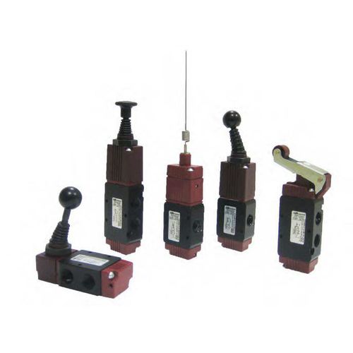 Pneumatik-Wegeventil / Schieber - 127 VMR series - Aircomp by Stampotecnica - mit manueller Bedienung / 3/2-Wege / 5/2-Wege