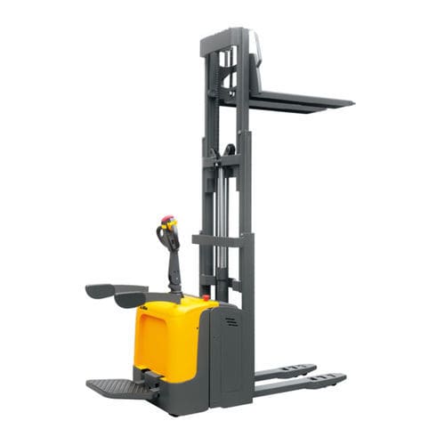 Elektrischer Stapler - CBD20SR - NINGBO RUYI JOINT STOCK CO., LTD - mit Fahrerplattform / 24 V / für Lagerhallen