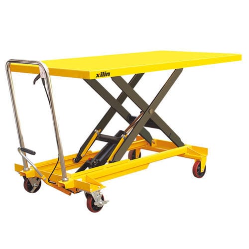 Scherenhubtisch - SPT500 - NINGBO RUYI JOINT STOCK CO., LTD - hydraulisch / pedalbetrieben / mobil