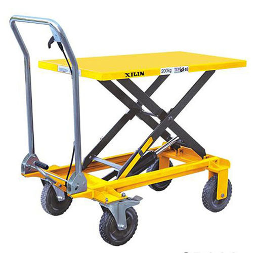 Scherenhubtisch - SP200 - NINGBO RUYI JOINT STOCK CO., LTD - hydraulisch / pedalbetrieben / mobil