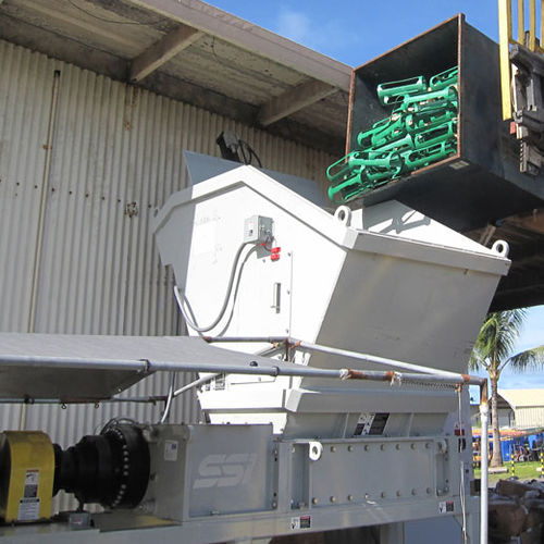 Primär-Schredder - Dual-Shear® M70 series - SSI Shredding Systems, Inc. - Zweiwellen / Fest- und Schüttabfall / für Elektronikschrott