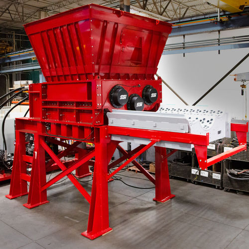 Dreiwellen-Schredder - Tri-Shear® T160 series - SSI Shredding Systems, Inc. - Primär / Fest- und Schüttabfall / Metall