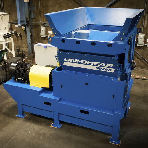 Primär-Schredder - Uni-Shear® SR400 - SSI Shredding Systems, Inc. - Einwellen / für Holz / Papier