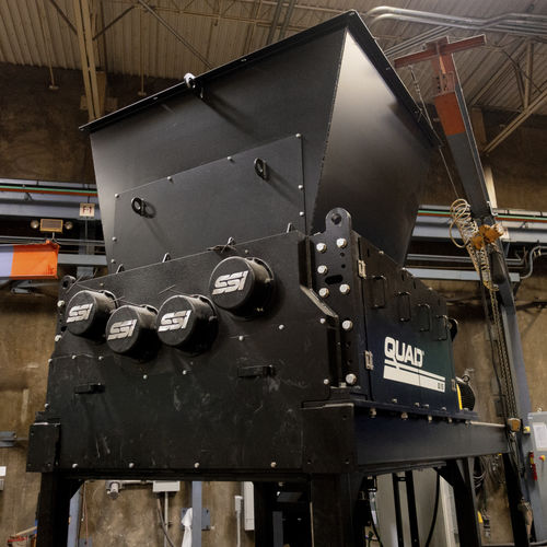 Vierwellenschredder - Quad® Q115 series - SSI Shredding Systems, Inc. - für Industrieprodukte / Hochdrehmoment / mit Rotorschere