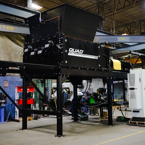 Primär-Schredder - Quad® Q135 - SSI Shredding Systems, Inc. - Vierwellen / für Abfall / Hochdrehmoment