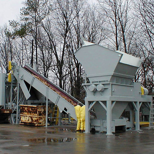 Primär-Schredder - Dual-Shear® M140 series - SSI Shredding Systems, Inc. - Zweiwellen / Metall / Reifen