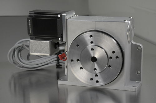 Motordrehtisch - RounDINO 120 - CNC-STEP GmbH & Co. KG - horizontal / vertikal / zum Fräsen