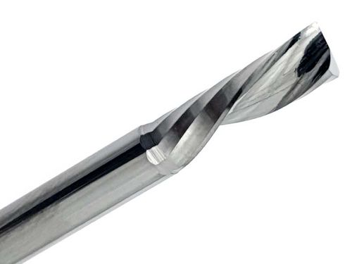 VHM-Fräser - F112 series - CNC-STEP GmbH & Co. KG - für Kunststoffe / zum Schneiden / linksschneidend