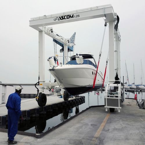 Portalkran mit Eigenantrieb - BHT 25 - Ascom SpA - für Schifffahrtsanwendungen