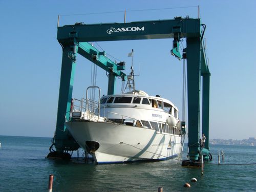 Portalkran mit Eigenantrieb - ATS 25-400 - Ascom SpA - für Schifffahrtsanwendungen