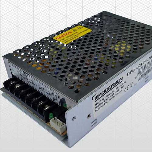Stromversorgung für DIN-Schiene - UCS-CHR series - Brodersen Systems - DC/DC / AC/DC / Doppelausgang