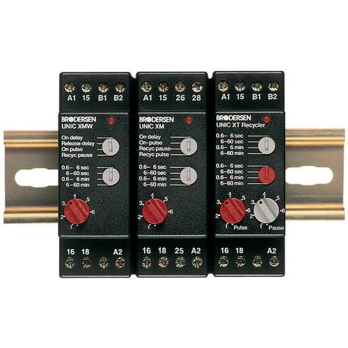 Elektronisches Zeitrelais - X-Timers - Brodersen Systems - Multifunktion / für DIN-Schiene / Mehrzweck
