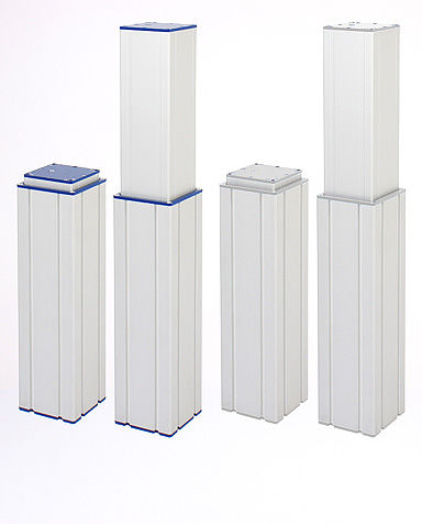 Hubsäule für die Medizintechnik - MAC1 series - Movetec A/S - Industrie / 3-Etagen / geräuscharm