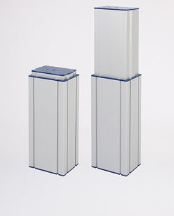 Industriehubsäule - MAC1 series - Movetec A/S - 2 stufig / für schwere Lasten / geräuscharm