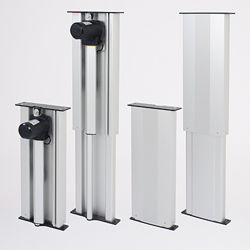 Teleskophubsäule - MAC 210 series - Movetec A/S - 2 stufig / 24 V / 12 V