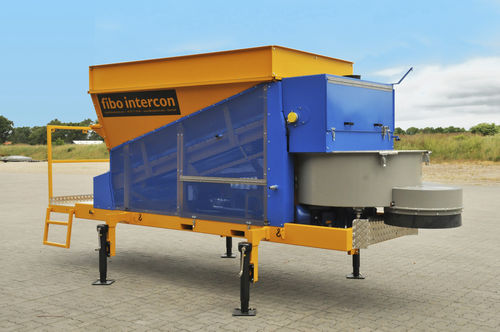 Semi-mobile Betonmischanlage - F500 - fibo intercon - kompakt / automatisch