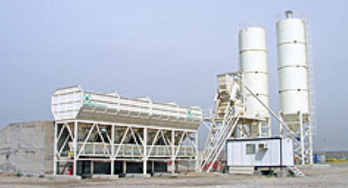 Silo mit Mixer - fibo intercon - Wäge / für Zement / für Betonfertigteilwerk
