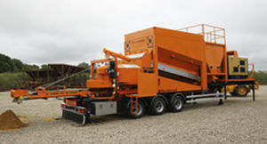 Mobile Betonmischanlage - TS1800 - fibo intercon - kompakt / horizontal